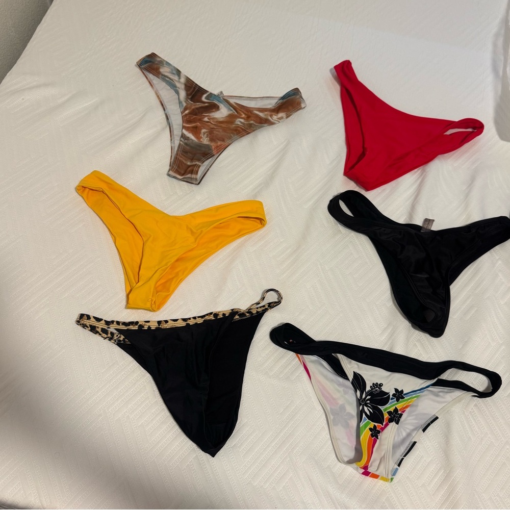 Colorful Bikini Bottoms Set